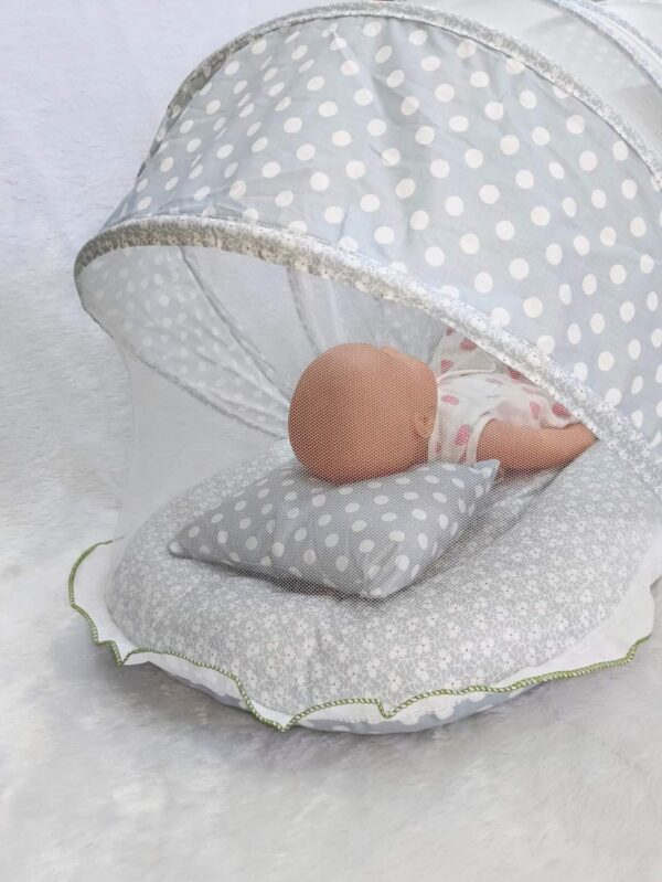 MOSQUITO NET BED - DOT PRINT