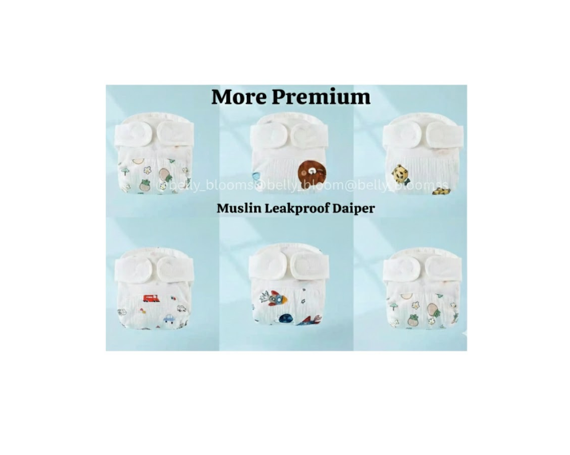 MUSLIN DIAPERS